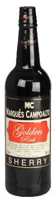 Marques Campoalo Sherry Golden rich