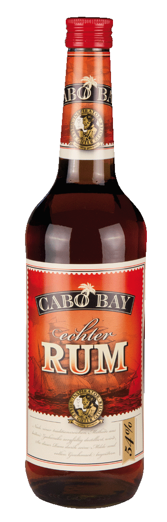 Cabo Bay Rum braun 54% 0,7L