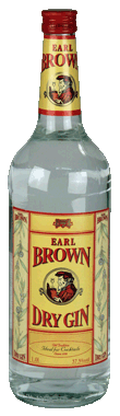 Earl Brown Dry Gin 1,0l