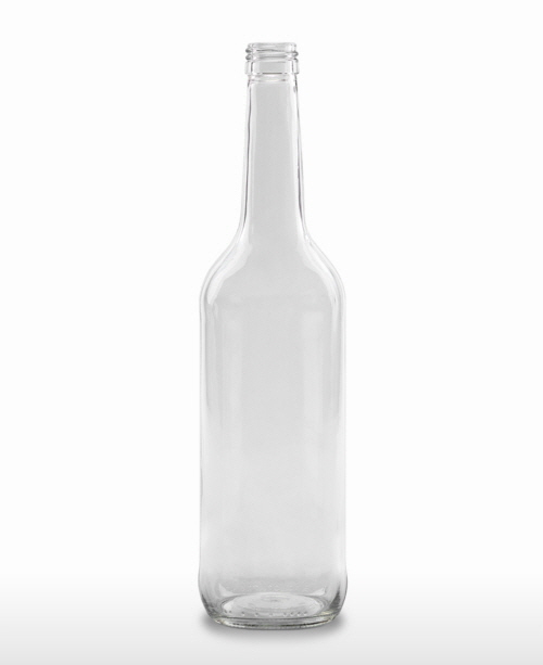 0,7 Liter Gradhals Flasche weiss