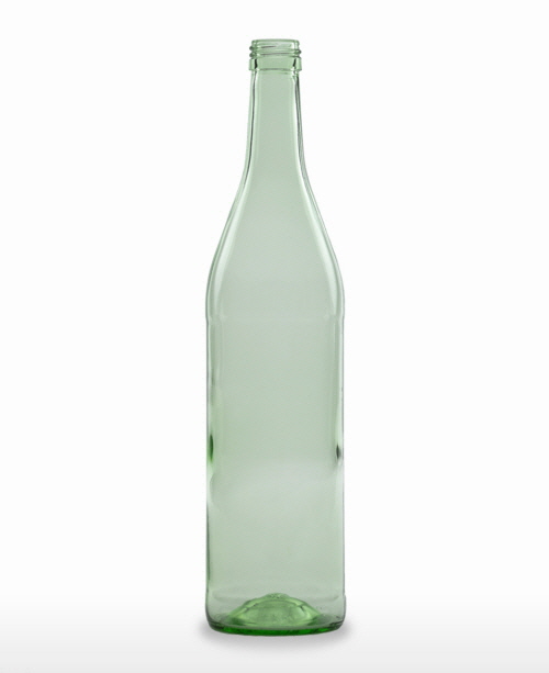 0,7 Liter Weinbrand Flasche lichtgrün